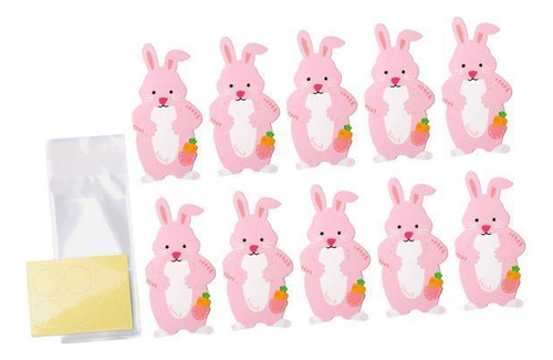2 X 10 Piezas Con Tarjetas De Animales Bolsas De Regalo
