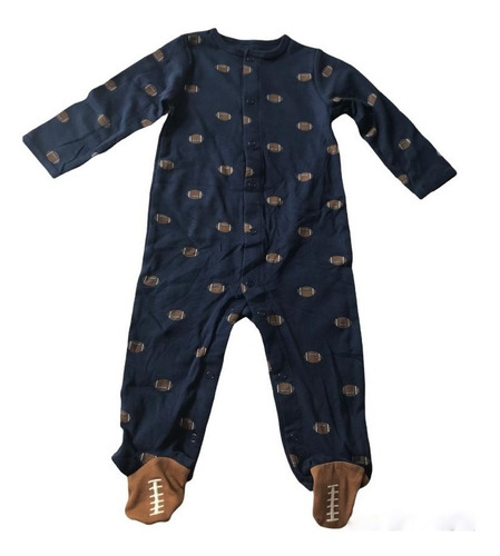Pijama Enteriza Con Pie Para Bebes 
