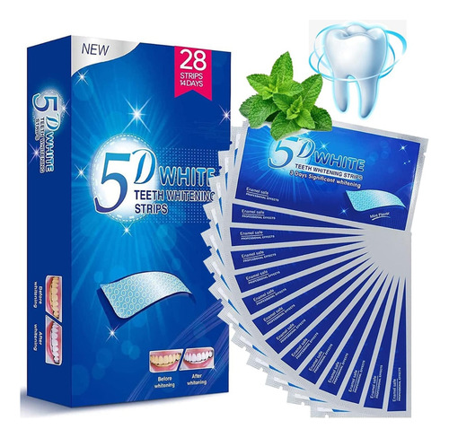 Cintas Blanqueadoras Dentales X28 Unidades Dientes Blancos