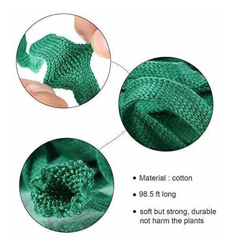 Garden String Tomato Plant Tie Cotton Twine Soft Stretchy 3