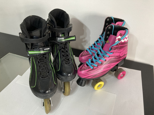 Rollers Patines Espectacular Oferta 37/42 Negro (Usado)
