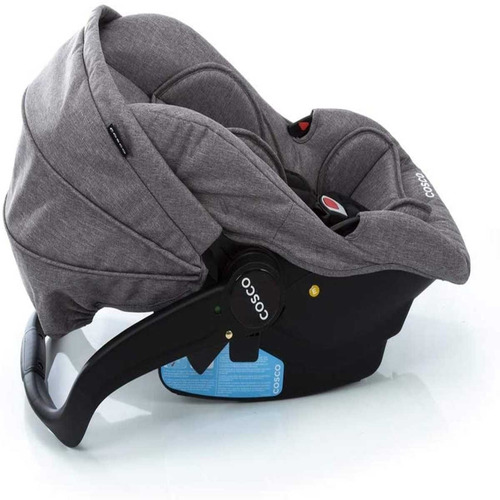 Carrinho Travel System E Bebe Conforto Poppy Duo Cosco-cinza