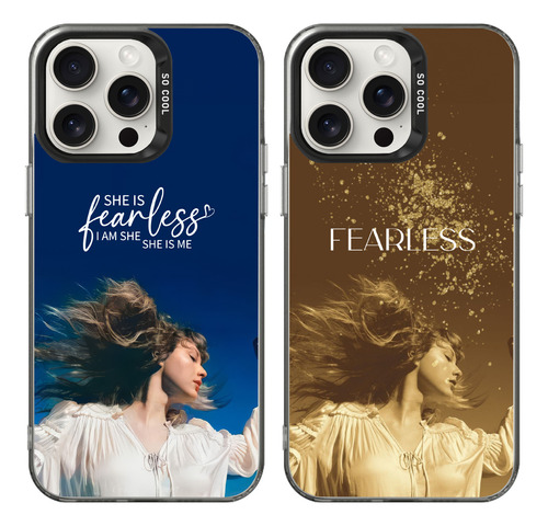 Funda Para iPhone Taylor Swift Fearless Case 2pcs Flsimdb08