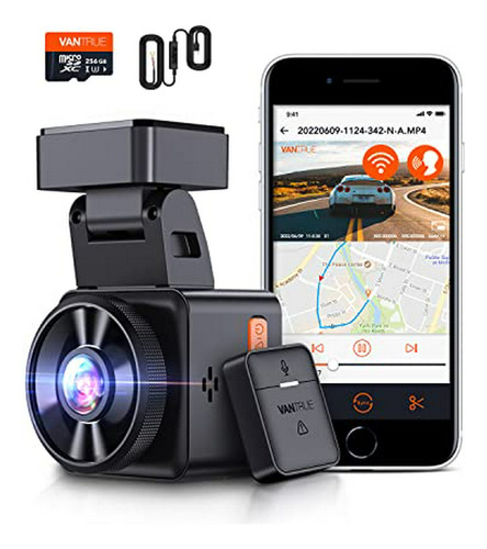 Cámara Para Carro, Paquete: Vantrue E1 Mini Dash Camera + Va