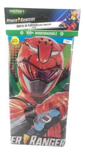 Mantel Desechable Power Ranger 108X182 cm