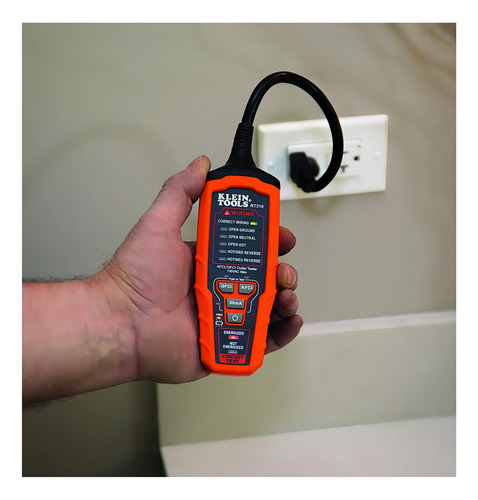 Klein Tools Rt310 - Testador de receptáculos de saída Afc