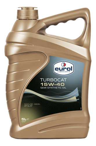 Aceite Semisintetico Eurol Turbocat 15w40 Api Sl/cf, 5l