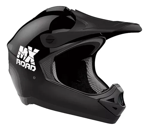 Casco para moto cross Halcon MX Road negro talle M Envío gratis