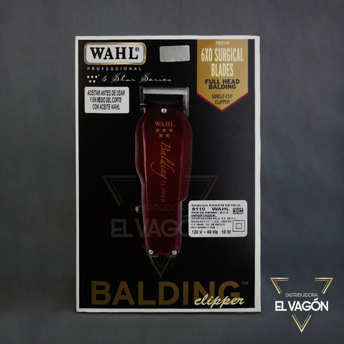 Wahl  5 Star Balding Roja Cortadora De Pelo