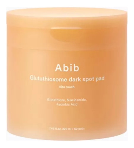 Almohadillas Abib Glutathiosome Vitatouch 220 Ml 60 Pads Todo Tipo De Piel Día/noche