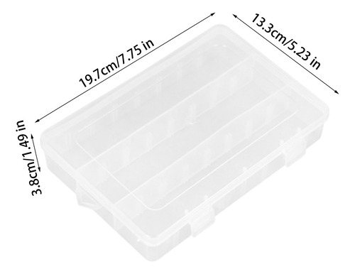 Estuche Para Lápices Q Transparente Con Insertos Plastic Sto