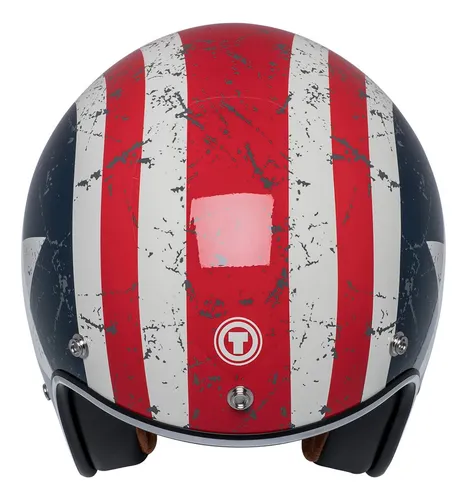 Torc T50 Route 66 Lucky 13 - Casco Abierto Con Graficos Cran