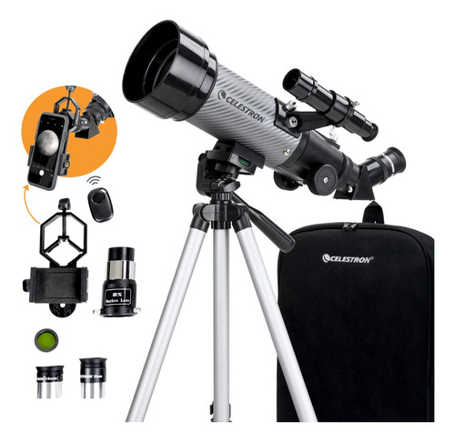 Telescopio Celestron Viaje Dx 2.756 In Portátil Y Fácil