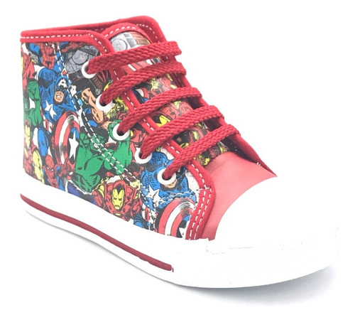 Tenis Avengers Vengadores Capitan America Iron Man Hulk Thor