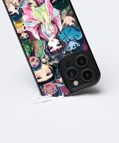 Funda Maomao Diarios De La Boticaria Manga Collage Anime Negro Iphone 16e