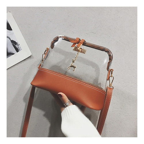 Bolso De Hombro Transparente Para Mujer