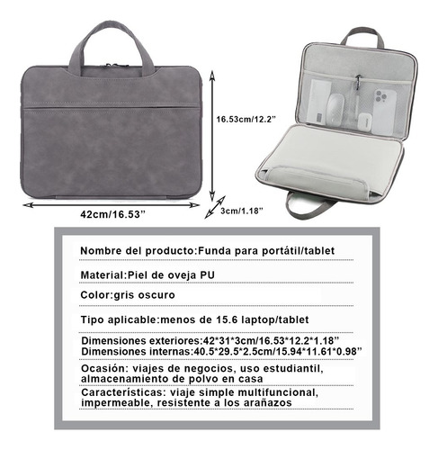 Protector Laptop Impermeable Golpe Funda Para Laptop 15.6