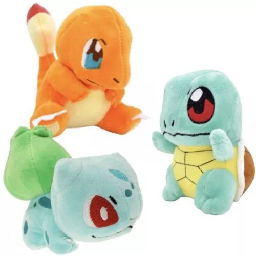 Kit 3 Pokémons Pikachu Pelúcia Dragonite Mimikiu Promoção