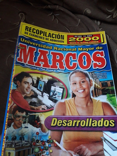 Libro De Examenes Universidad San Marcos 2000 Al 2020-1