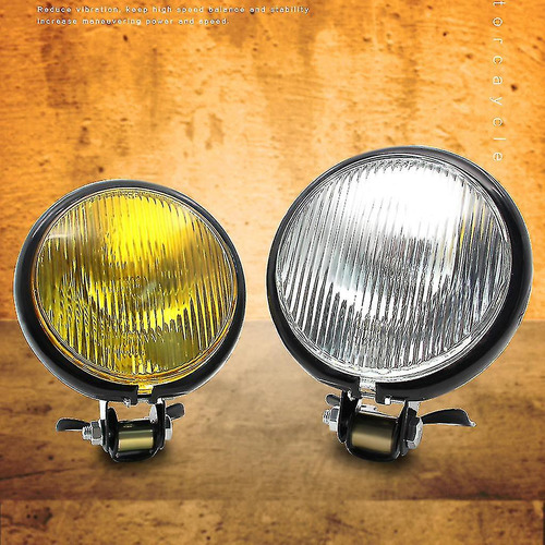Faro Universal Retro Para Bicicleta, Soporte Vintage Platead