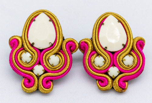 Aros Neivillarroel Soutache Modelo Gabriela