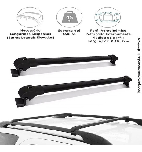 Travessa Fiat Doblo Rack Slim Prata Ou Preto