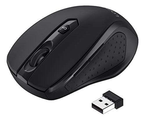 Ratón Inalámbrico Para Computadora, Usb Ergonómico De 2.4 G