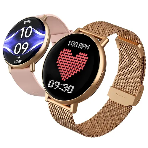 Relógio Smartwatch Forestory Inteligente Redondo Bluetooth Ip68 À...