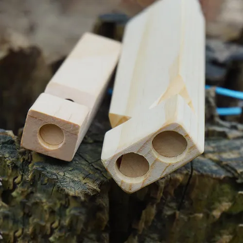 2 Silbato De Madera Para Niños, Silbato De Tren De Madera,