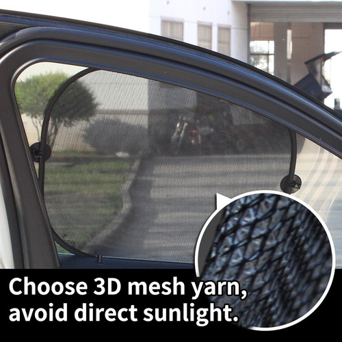 4 Lateral Ventana Cubre Sol Automotiv Cortains Parasol Coche
