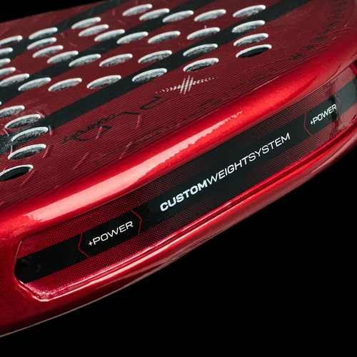 Pala Padel Bullpadel Xplo 25 Multieva X-tend Carbon 12k 370g Color Negro