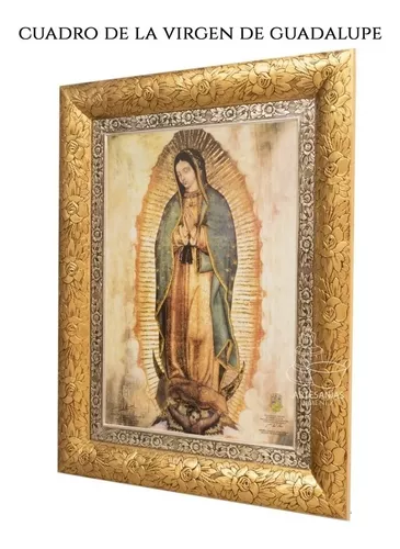 Cuadro Virgen De Guadalupe Original 92x73 Cm A821