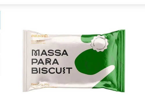 Massa De Biscuit Inkway Massa Para Biscuit X Unidade Do 400g - Folha