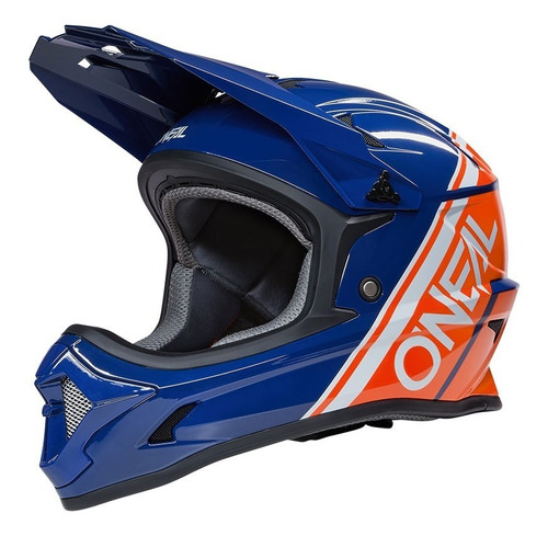 Casco Para Ciclismo Mtb Oneal Sonus V.21 Split Azul/ Naranja