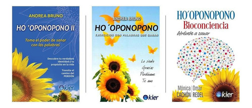 Colección Ho Oponopono Tres Libros, de MONICA CACHON, ANDREA BRUNO. Editorial Kier, tapa pasta blanda, edición 1 en español, 2021