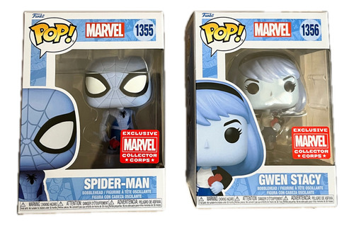 #1355 Funko Collector Corps Spiderman Gwen Stacy (blue Mono)