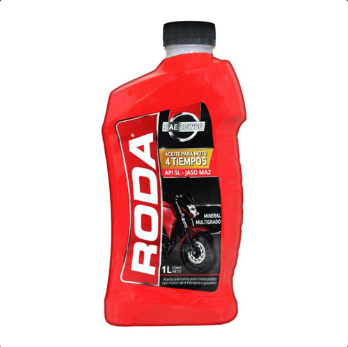 Aceite Premium 4t 20w-50 Api Sljaso Ma2 1l C/12 Roda +regalo