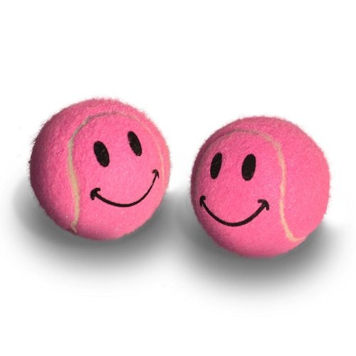 Smileyballs Pre-corte Walker Tennis Ball Glides - 1 Par (ros