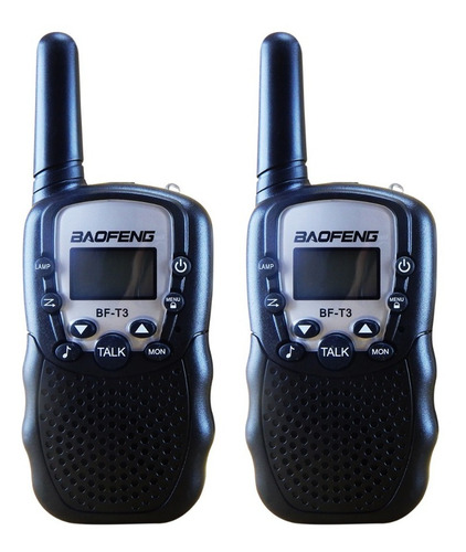 Radio Portatil Baofeng T3 Walkie Talkie 3km Transmisor Par