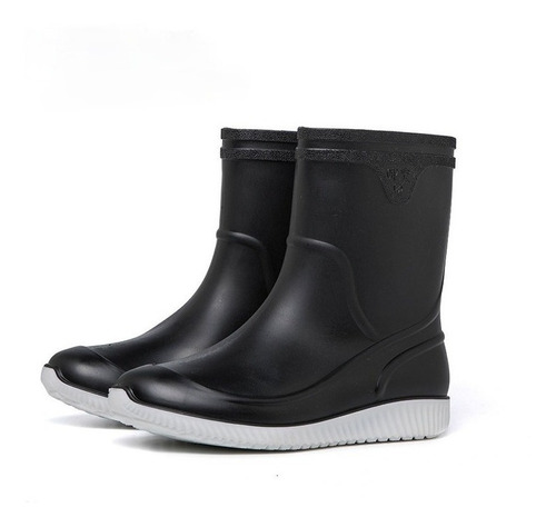 Botas De Lluvia Pvc Suela Gruesa Para Hombre