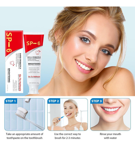 Pasta Dental Blanqueadora Sp-6 Probiotics
