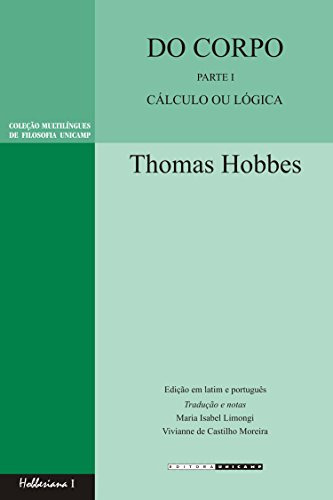 Libro Do Corpo Parte I Cálculo Ou Lógica De Hobbes Thomas Un