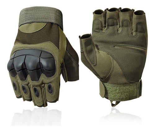 Guantes Tácticos De Medio Dedo Para Entrenamiento Protector