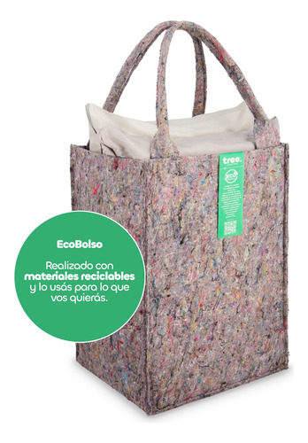 Sommier Y Colchón De Espuma 2 Plazas Tree 140x190 Blanco