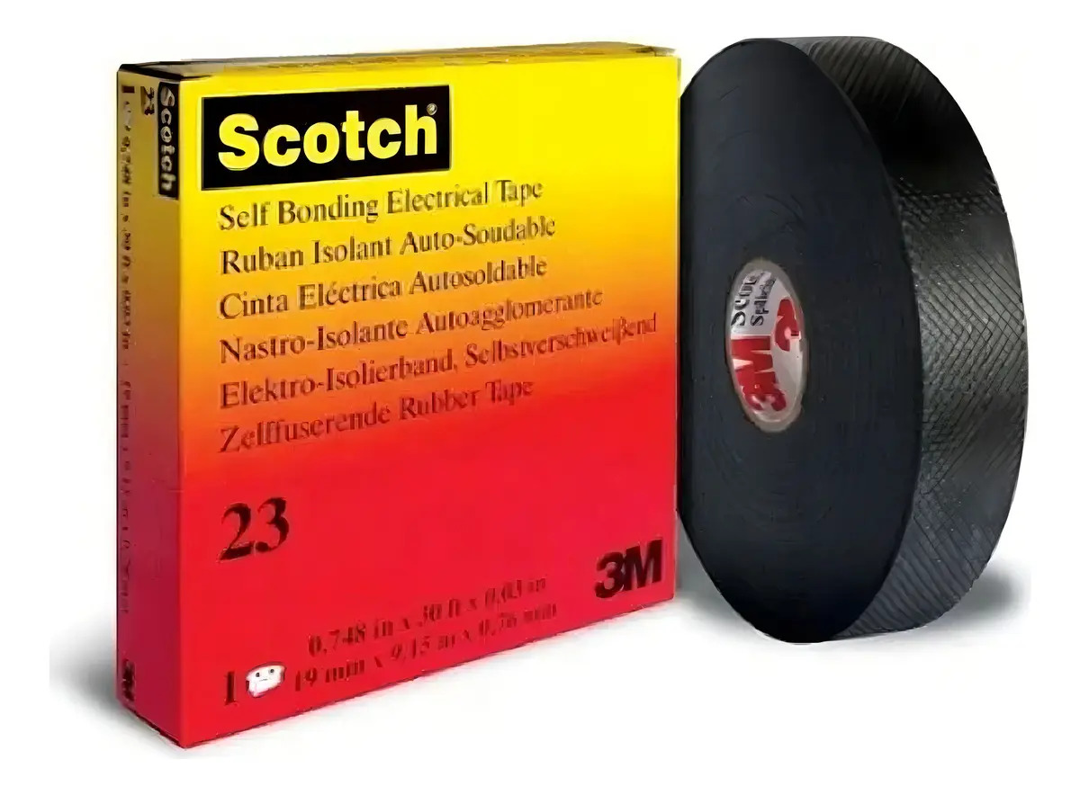 Cinta De Hule Autofusionable 19x9 Scotch 3m Ht002001309