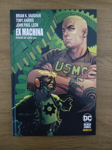 Coleção Hq Ex Machina Por Brian K. Vaughan E Tony Harris Edição De Luxo Vols. 01 Ao 05 Capa Dura Editora Panini Comics Completo (Usado)