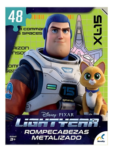 Rompecabezas Metalizado 48 Piezas Lightyear Novelty