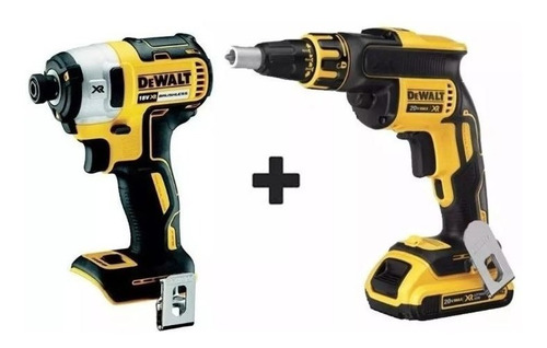 Kit Dewalt 20v Atornillador + Atorn Impacto Dw620887 - Ynter