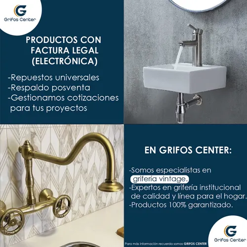 Griferia vintage para baño clearance