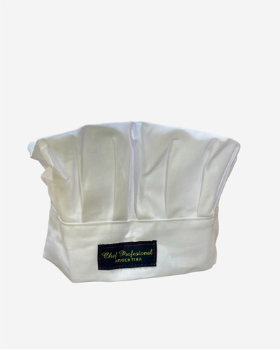 Gorro Gabardina Chef Cocina Parrilla Hombre Mujer Con Velcro